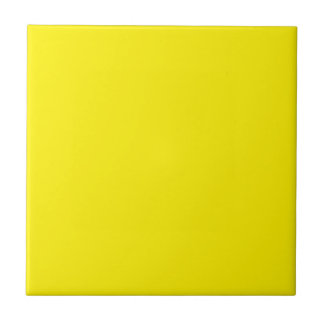 Carreau Tuile de céramique jaune