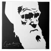 Carreau Tuile de Charles Darwin (Devant)