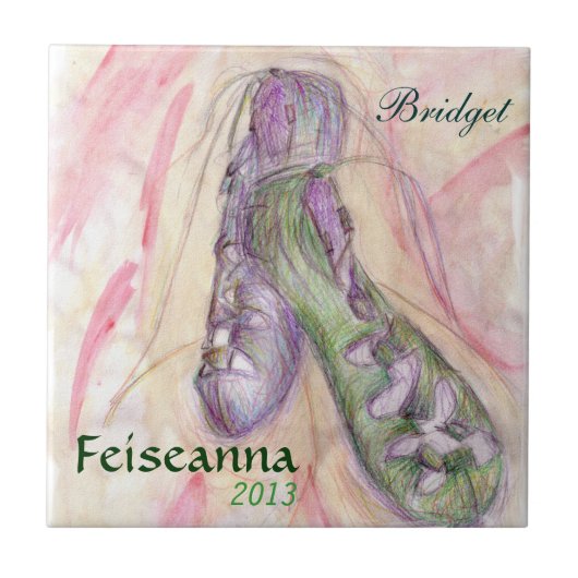 Carreau Tuile de chaussures douces irlandaises (Devant)