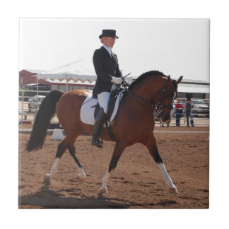 Carreau Tuile de cheval de dressage