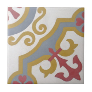 Carreau Tuile de ciment d'Encaustic de reproduction sur en