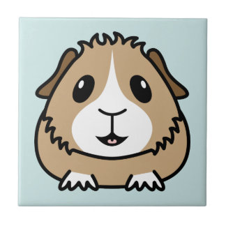 Carreau Tuile de cobaye de bande dessinée