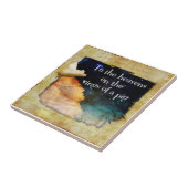 Carreau tuile de cochon volant (Côté)