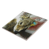 Carreau Tuile de coiffe de coyote (Côté)