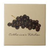 Carreau Tuile de cuisine de raisins (Devant)