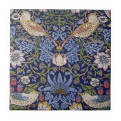 Carreau Tuile de design William Morris Strawberry Thief (Devant)