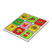 Carreau Tuile de drogué d'aliments de préparation rapide (Côté)