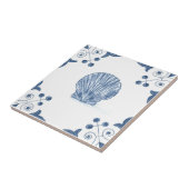 Carreau Tuile de feston de Delft avec des coins de rouleau (Côté)