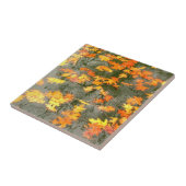 Carreau tuile de feuilles (Côté)