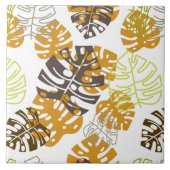 Carreau tuile de feuilles d'automne (Devant)