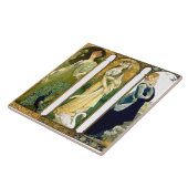 Carreau Tuile de fleur de paon de Madame Bird Swan de (Côté)