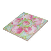 Carreau Tuile de Fleur deux (Côté)