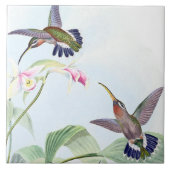 Carreau Tuile de fleurs d'animaux de faune d'oiseaux de (Devant)