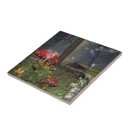 Carreau Tuile de forêt de féerie (Côté)