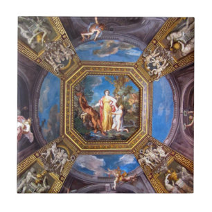 Carreau Tuile de fresque de plafond de musée de Vatican