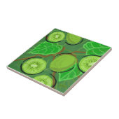 Carreau Tuile de fruit :  Kiwis (Côté)