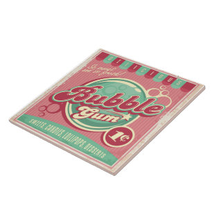 Carreau Tuile de gomme à bulles