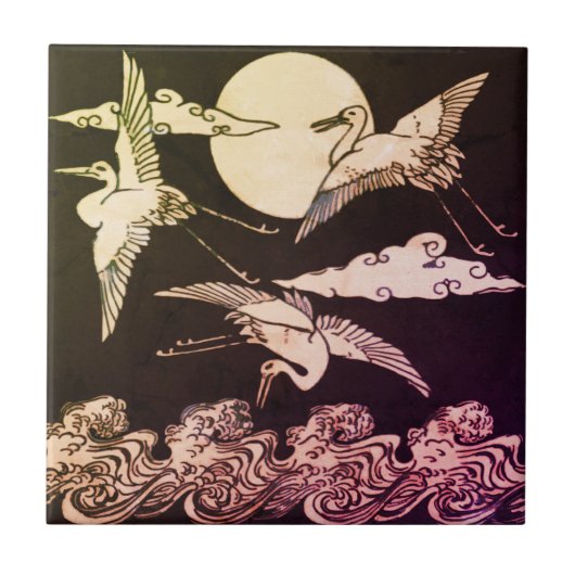 Carreau Tuile de grue volante - Christopher Dresser (Devant)