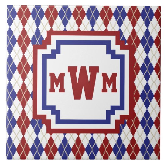 Carreau Tuile de Jacquard Americana (Devant)
