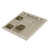 Carreau Tuile de journal (Côté)