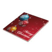 Carreau Tuile de Joyeux Noël (Côté)