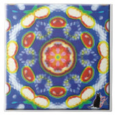 Carreau Tuile de kaléidoscope à fruité (Devant)