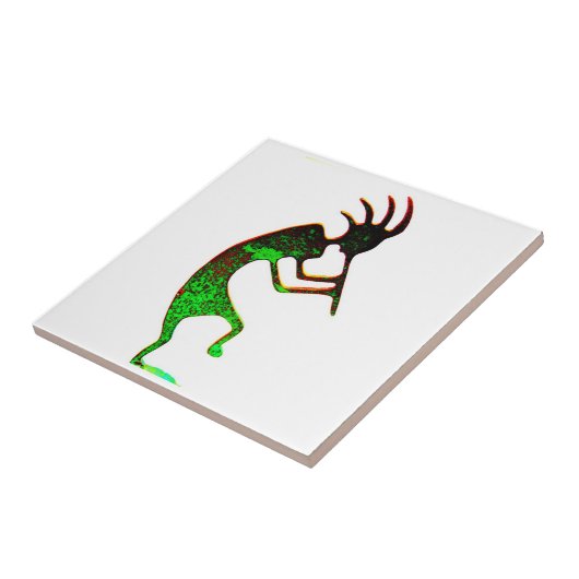 Carreau tuile de kokopelli (Côté)