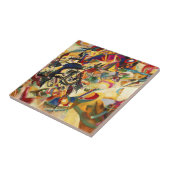 Carreau Tuile de la composition VII en Kandinsky (Côté)