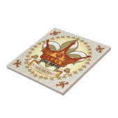 Carreau Tuile de la reine royale (Côté)