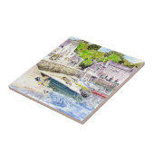 Carreau "Tuile de la vie d'un chien" (Côté)