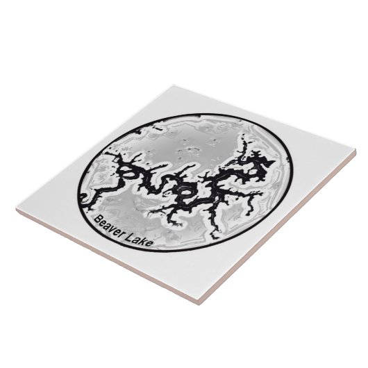 Carreau Tuile de lac beaver (Côté)