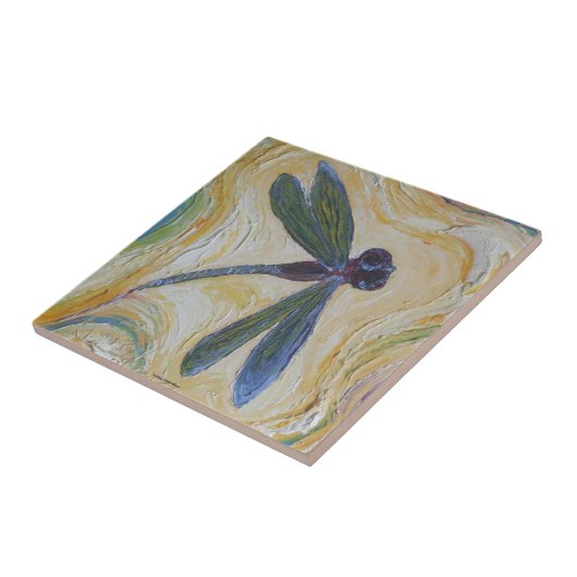 Carreau Tuile de libellule (Côté)