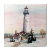 Carreau Tuile de lumière de Noël (Devant)