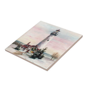 Carreau Tuile de lumière de Noël