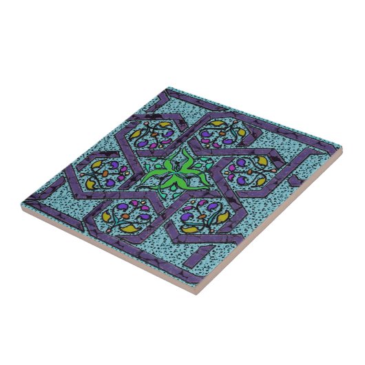 Carreau Tuile de Magen David Knotwork (Côté)