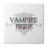 Carreau Tuile de mariée Vampire (Devant)