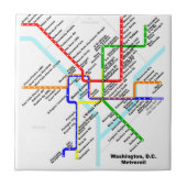 Carreau Tuile de métro de Washington DC (Devant)