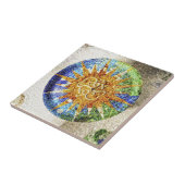 Carreau Tuile de mosaïques de Guell de parc (Côté)