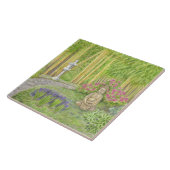 Carreau Tuile de mur de jardin de Bouddha (Côté)