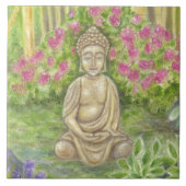 Carreau Tuile de mur de statue de Bouddha (Devant)
