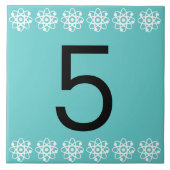 Carreau Tuile de nombre atomique (Devant)