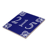 Carreau Tuile de nombre de 3 chiffres - Espagnol (Côté)