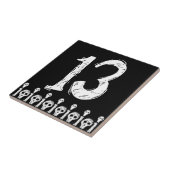 Carreau Tuile de nombre de crâne (Côté)