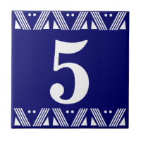 Tuile de nombre de Deco