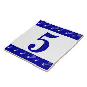 Carreau Tuile de nombre de Shooting Stars (Côté)