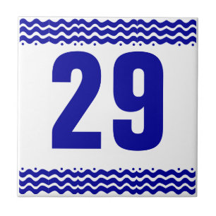 Carreau Tuile de nombre de vagues d'art déco