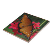 Carreau Tuile de papillon orange (Côté)