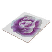 Carreau Tuile de peinture Rose violet (Côté)