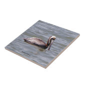 Carreau tuile de Pélican Brown (Côté)