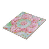 Carreau Tuile de "petit bouquet" (Côté)